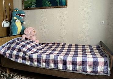 новый спальный: Спальный гарнитур, Б/у, ДСП, Самовывоз, цвет - Коричневый — 2