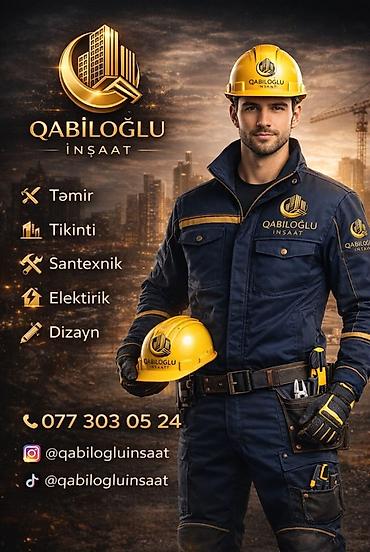 tam inşaat: Qabiloğlu İnşaat – kompleks tikinti və təmir həlləri Xidmətlər: - Tam — 1