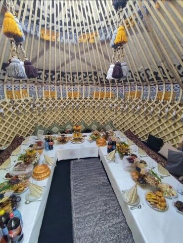 Аренда юрт: Аренда юрты, Каркас Деревянный, 65 баш, С полом — 6