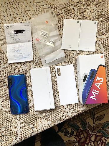 dyson fen baki: Xiaomi Mi A3, 64 GB, rəng - Göy, 
 Zəmanət, Sensor, Barmaq izi — 3