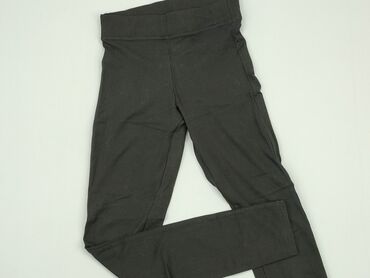 eleganckie bluzki do czarnych spodni: Leggings, S (EU 36), condition - Very good
