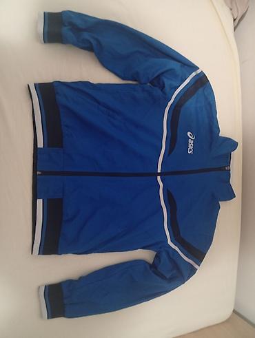 Jakne za prelazni period: ASICS muška sportska jakna – plava Top ocuvana. - Model: lagana — 3