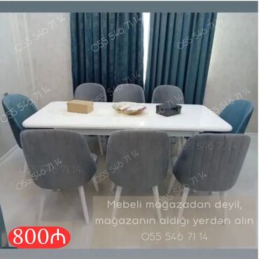 Dolablar: Qonaq otağı üçün, Yeni, 8 stul