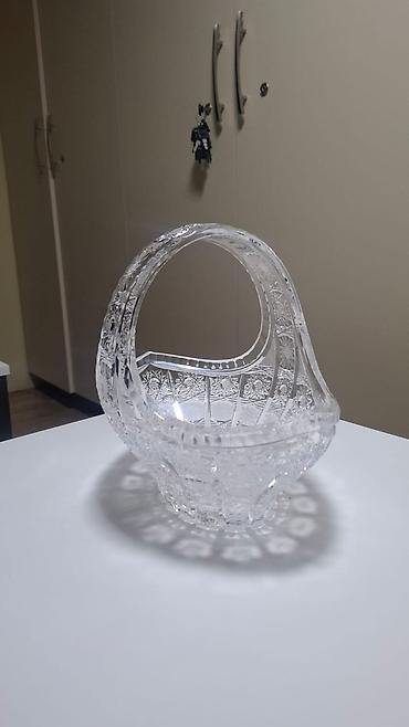 islenmis plastik qapi: Xurustal səbət – dekorativ və funksional aksesuar. - Material: təmiz — 1