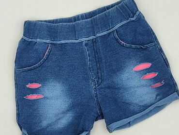 czarne spodenki eko skóra: Shorts, Niebieski Księżyc, 10 years, 134/140, condition - Very good