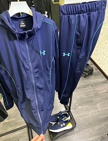 Жеке буюмдар: Эркектердин спорттук костюму, L, Under Armour, Жаңы, түсү - Көк — 1