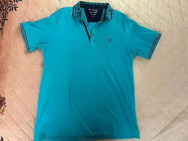 Futbolkalar: Futbolka, Emporio Armani, 3XL, rəng - Göy — 3