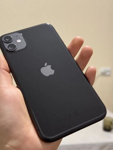 запчасти айфон 11: IPhone 11, Б/у, 64 ГБ, Черный, Чехол, 73 %