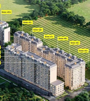 Продажа квартир: 2 комнаты, 56 м², Элитка, 10 этаж, ПСО (под самоотделку)
