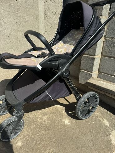 Коляски: Коляска, цвет - Черный, Б/у — 2