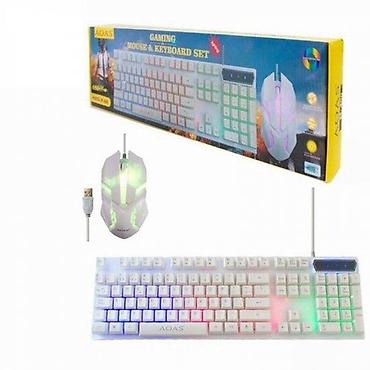 trimer za nausnice: GEJMERSKA TASTATURA I MIS CRNA I BELA NOVO GAMING AKCIJA | Cene nisu — 7