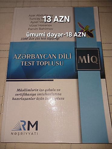 baseynli bag evleri: AZƏRBAYCAN DİLİ – MiQ Test Toplusu (RM Nəşriyyatı) - Müəlliflər: Azər — 1