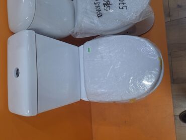 туалет для больных: Унитаз Полго орнотуу, Жаңы, Материалы: Фарфор