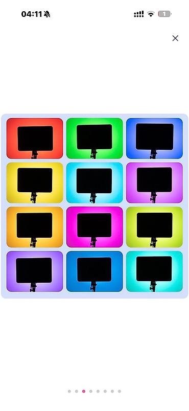Фото и видеокамеры: PM-60 RGB LED işıqlandırıcı foto çəkiliş zamanı keyfiyyətli və parlaq — 2