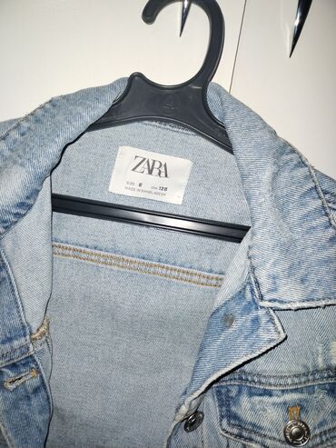 šuškave jakne: Zara, Teksas jakna, 128-134