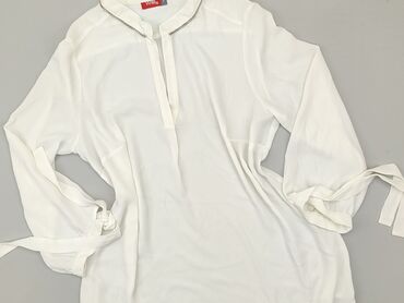 biała sukienki długa: Blouse, S (EU 36), condition - Good