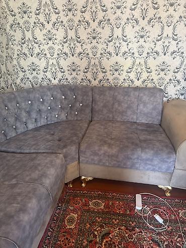 Künc divan, İşlənmiş, Bazalı, Dəri, Pulsuz çatdırılma