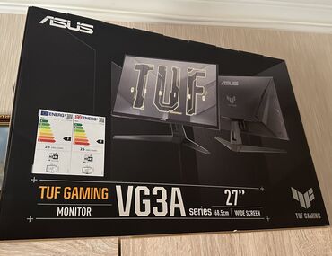 Kompüter və noutbuk aksesuarları: Asus TUF Gaming Monitor 1440P Fast IPS 180 hz 27 inch ekran 1 x