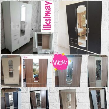 Dolablar: Açılan, 3 qapılı Düz dolab, Qarderob, paltar dolabı -da lalafo.az — 20 Dolablar: Açılan, 3 qapılı Düz dolab, Qarderob, paltar dolabı — 20