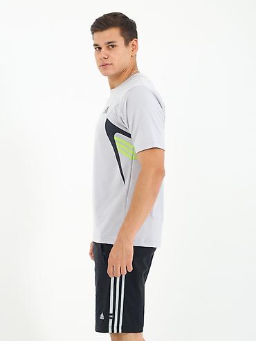 climacool: Мужская футболка, Все размеры, Adidas, Новый, цвет - Серый, Платная доставка — 3