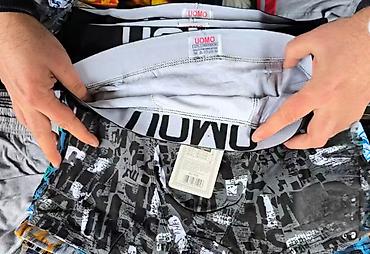 Čarape i donji veš: Bokserice xl,2xl 3xl sa dva lica 95%pamuk,5%elastina Iznutra bele — 15