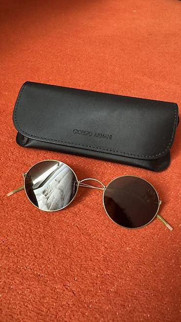 açkı: Giorgio Armani gün eynəyi - Model: dairəvi linzalı klassik dizayn - — 1