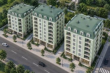 sumqayitda bina evleri: 1 otaqlı, Yeni tikili, 42 kv. m — 3
