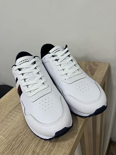 run: Мужские кроссовки, 42, Tommy Hilfiger, Новый, цвет - Белый, Самовывоз — 4