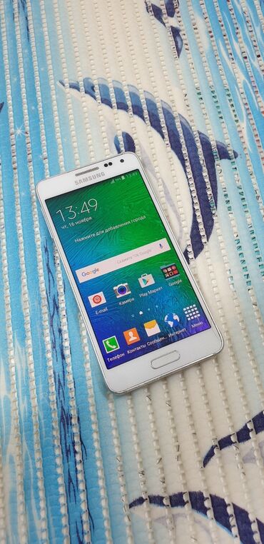 nissan rogue 2016: Samsung Galaxy Alpha, Б/у, 32 ГБ, цвет - Белый