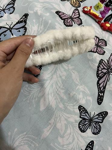 toy saç fasonlar: Hamısı 1 azn Plyuş örtüklü saç tutacağı və aksesuar dəsti - Yumşaq — 2