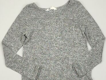 krótki szary sweterek: Sweater, H&M, 10 years, 134-140 cm, condition - Very good