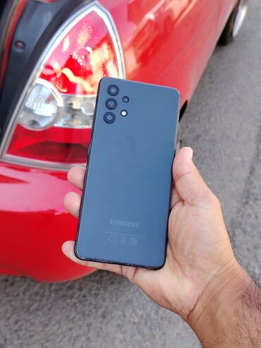Другие мобильные телефоны: Samsung Galaxy A32, 64 ГБ, цвет - Серый, Сенсорный, Отпечаток пальца, Две SIM карты