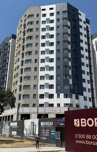 тоголок молдо фрунзе: 1 комната, 39 м², 13 этаж, ПСО (под самоотделку)