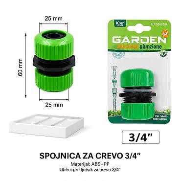 Sredstva za navodnjavanje: KMT Crevo za vodu 9369384 – spojnica/utični priključak 3/4" Praktičan — 1