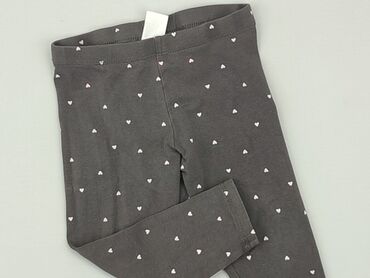 spodnie lniane czarne: Legginsy, H&M, 12-18 m, stan - Dobry