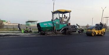 Digər tikinti xidmətləri: Asfaltlama və yol nişanlanması xidməti - Asfalt döşənməsi: yol