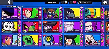 dj setup: Brawl Stars oyun hesabı – yüksək səviyyəli kolleksiya - Kupa yolu: 71 — 10