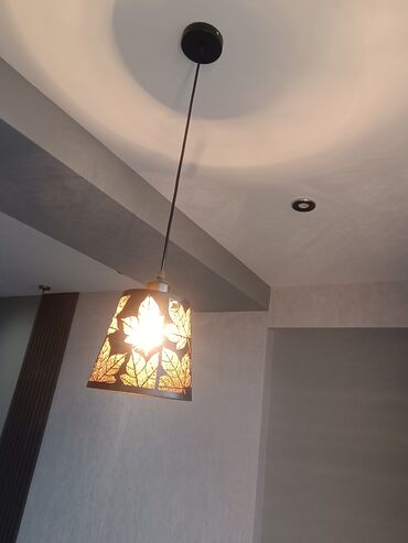 Stol lampaları: Çılçıraq, 1 lampa, Metal