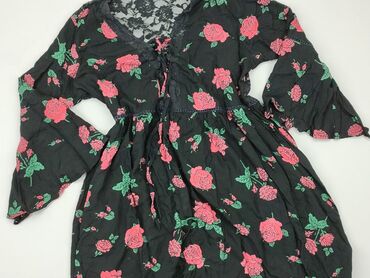 eleganckie bluzki w kwiaty: Dress, L (EU 40), condition - Good