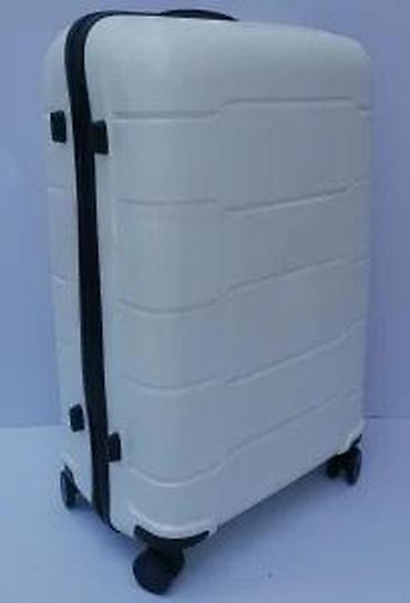 Putni koferi i torbe: Tvrdi kofer na točkićima – bela boja - Materijal: ABS/plastika sa — 15