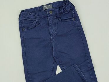 spodnie ze złotymi guzikami: Jeans, Reserved, 4-5 years, 110, condition - Good