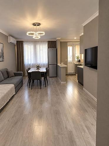 квартира в центре города бишкек: 2 комнаты, 44 м², ул. Московская / Уметалиева Индивидуалка, 3 этаж, Свежий ремонт — 1