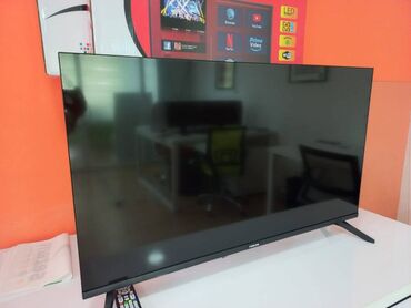 video maqnitafon: Yeni Televizor Nikai DLED 55" 4K (3840x2160), Ödənişli çatdırılma