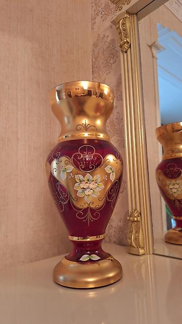 Вазы: Одна ваза, Богемское стекло — 1