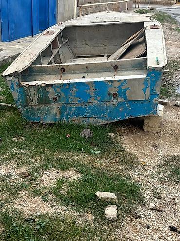 balıq məhsullarının satışı: Metallik korpuslu qayıq və 55lik yamaha mator - Material: perçinli — 2