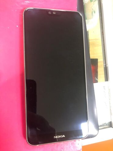 nokia e61: Nokia 7.1, 64 GB, rəng - Gümüşü, Sensor, Barmaq izi