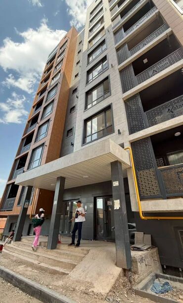 эмарк жибек жолу: 1 комната, 26 м², 108 серия, 7 этаж, Евроремонт
