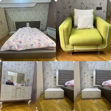 çarpayı üçün botiklər: Yataq dəsti dolabsiz. 300azn. üzerinde 1ədəd kreslo hediyye. yaxşı