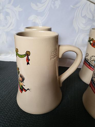 Čaše: Krigle nove za pivo.Nemacka 2018god. Nemacke nove krigle za pivo — 6