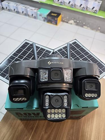 SmartCam günəş panelli 4-lensli smart təhlükəsizlik kamerası - Günəş lalafo.az -da SmartCam günəş panelli 4-lensli smart təhlükəsizlik kamerası - Günəş
